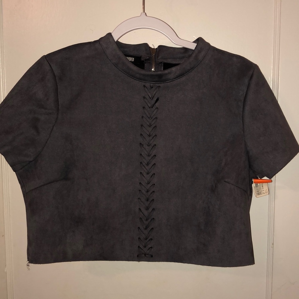 Beautiful Suede crop top